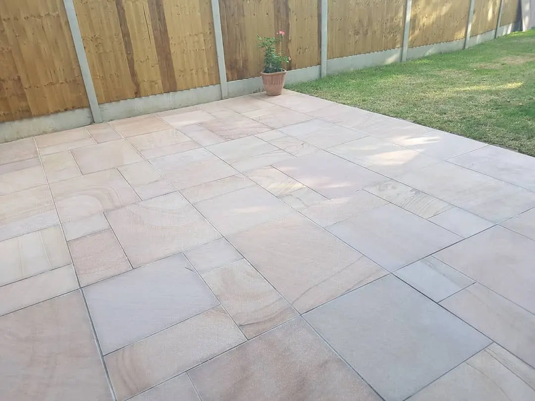 Patio installed in the West Midlands